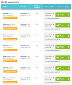 Loty czarterowe do Funchal